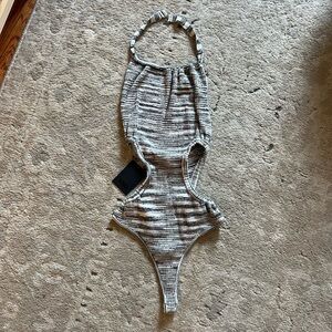NWT NBD Knit Bodysuit